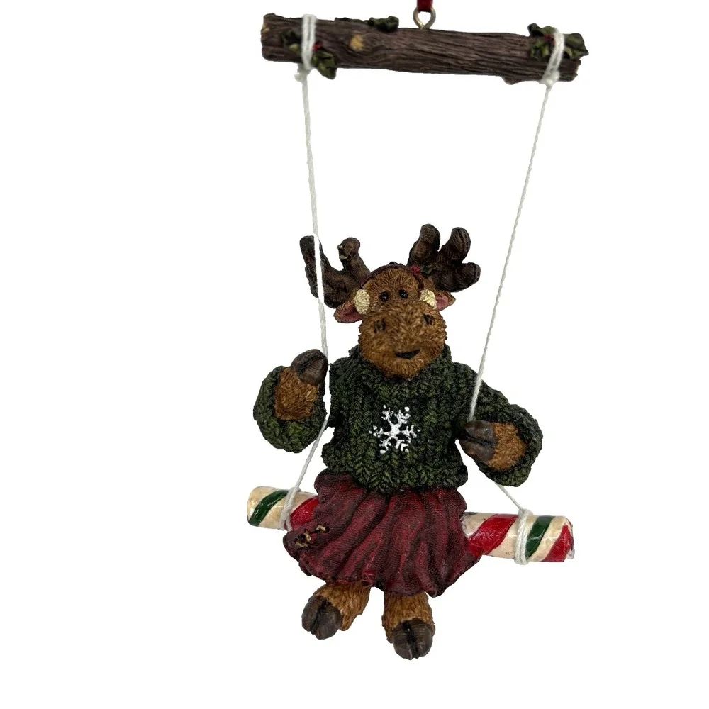 Boyds Matilda Mooselswing Christmas Ornament 2003 Moose Troop #25007